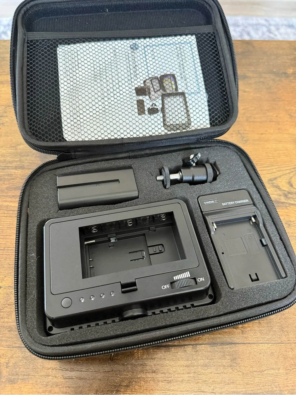 Portable On-Camera LED Light Panel